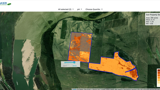 Variable-rate prescription map with per-zone input rates